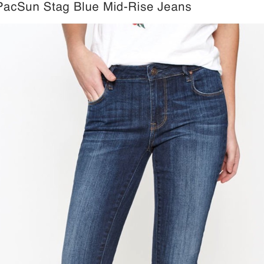 PAC Sun mid rise skinniest denim jeans